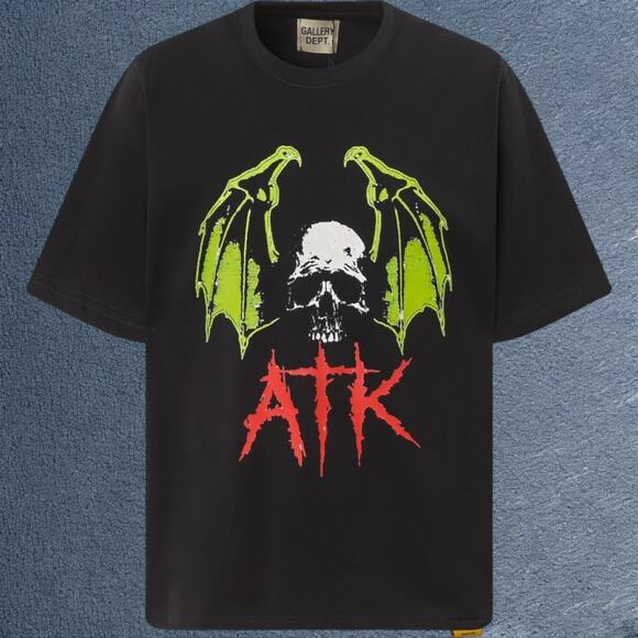 Gallery Dept Men's Black Short Sleeve T-Shirt